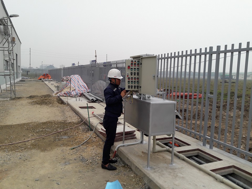 Hệ thống xử lý nước thải nhà máy Marujyu Hà Nam